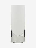 Dar Lighting Faris touch table lamp in silver, 25cm height - (British brand)