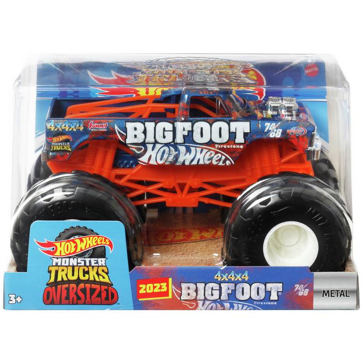 Hot Wheels oversized monster truck 1:24 scale (British brand)