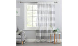 Habitat grey voile curtain 140x229cm, UK version