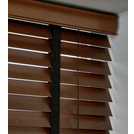 Habitat wooden brown 50mm slat Venetian blind 60cm, UK version