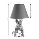 Argos Home French Bulldog table lamp - British product