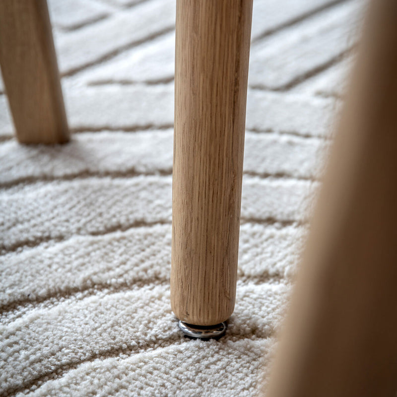 Gallery Natural Square Dining Table Seats 4, UK version