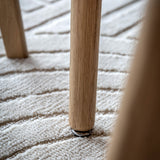 Gallery Natural Square Dining Table Seats 4, UK version