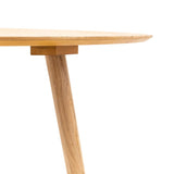 Gallery Hatfield dining table round oak veneer, UK version