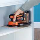 Black+Decker cordless hammer drill and mouse sander twin pack - British product