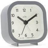 Acctim Remi analogue alarm clock grey, UK version