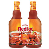 Costco UK Frank's RedHot Wings Buffalo Sauce Hot Wing Sauce 2 x 680ml- Buy online at McGrocer