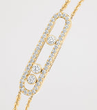 Messika Move Classique bracelet 18kt gold diamond pavé 0.65ct, UK version