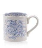 Burleigh handmade Blue Asiatic Pheasants earthenware mug, UK version