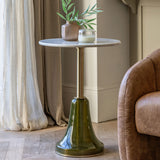 Costco UK Gallery Bilbao Green Side Table 64x46x46cm- Buy online at McGrocer