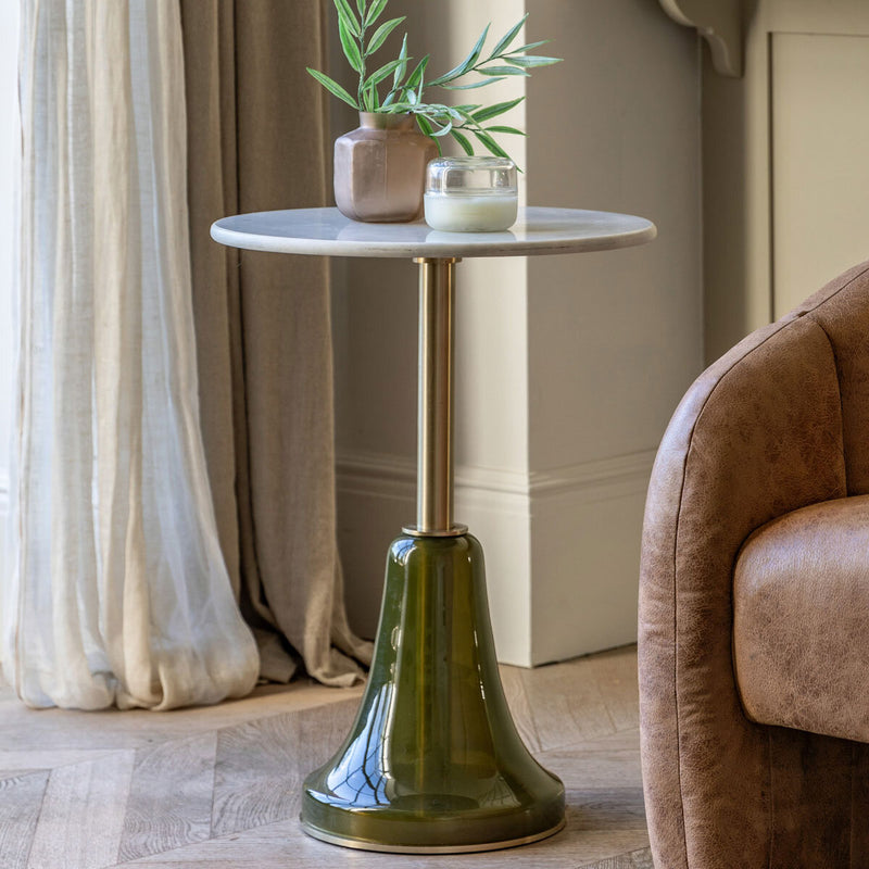 Gallery green side table 64x46x46cm, UK version