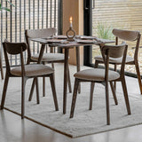 Costco UK Gallery Hatfield Smoked Square Dining Table Seats 4- Buy online at McGrocer