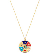 Harrods L'Atelier Nawbar Yellow Gold and Diamond Oracle Eternal Charm Necklace- Buy online at McGrocer