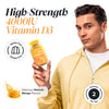 Novomins Vitamin D3 4000IU Mango Gummies 60, imported from the UK