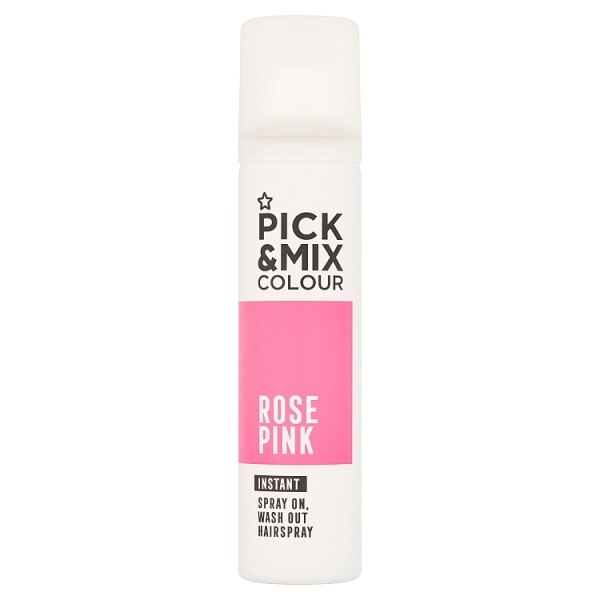 Superdrug Pick & Mix Colour Hairspray Pink 75ml GOODS Superdrug