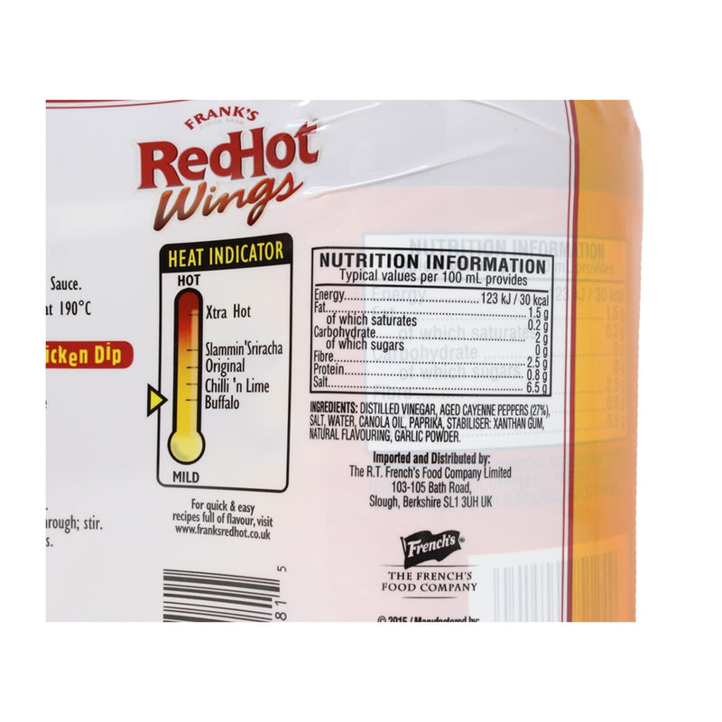 Frank's RedHot Wings Buffalo Sauce 2 x 680ml - British product