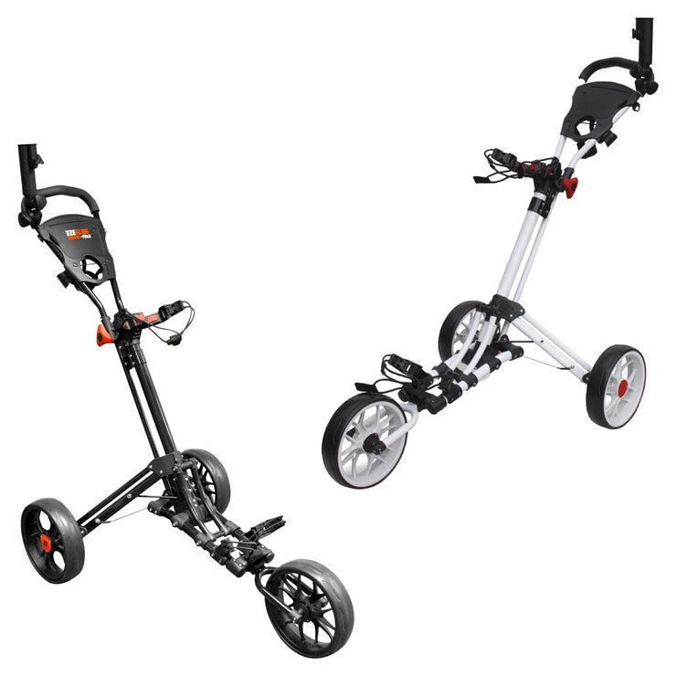 Eze Glide Smart Fold 3-wheel golf trolley, imported from the UK