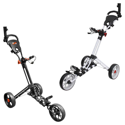 Costco UK Eze Glide Smart Fold 3-Wheel Golf Trolley - White- Buy online at McGrocer