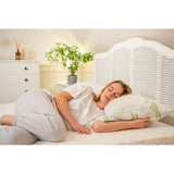 Luff Sleep Bamboo Forest Hollowfibre Medium Soft Pillow, UK version