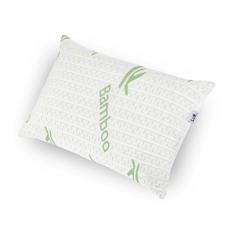 Luff Sleep Bamboo Forest Hollowfibre Medium Soft Pillow, UK version
