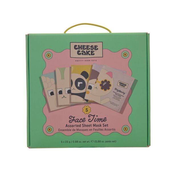 Face Sheet Mask Cheesecake 5pc Pack - British product
