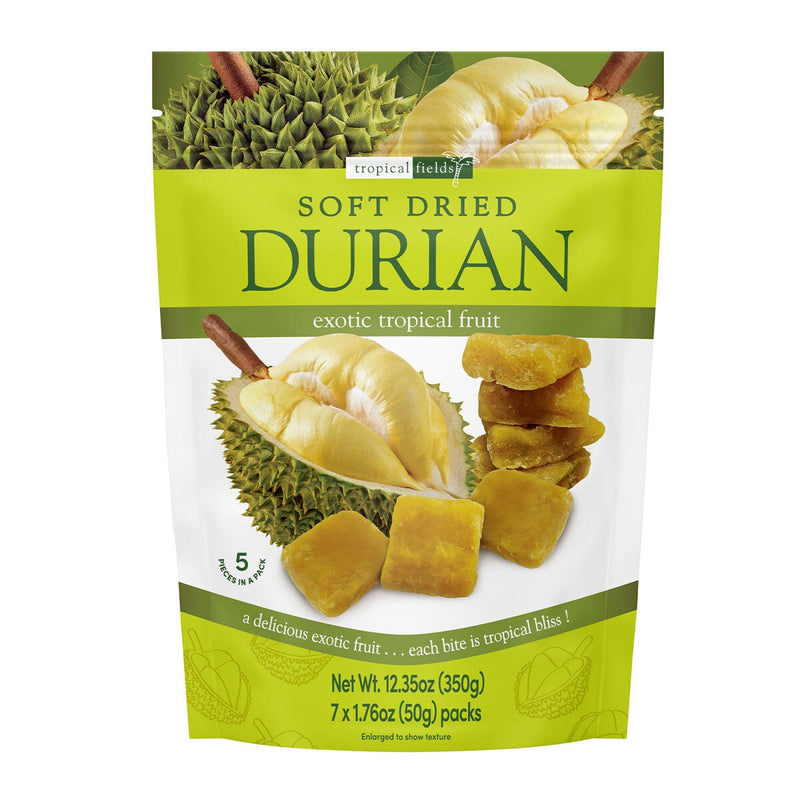 Tropical Fields soft dried durian 350g (British brand)