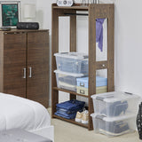 IRIS OHYAMA storage boxes with lids 15L 4 pack - British product