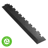 Klikflor RX500 recycled garage floor corner ramp black (British brand)