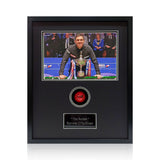 Ronnie O'Sullivan signed framed red snooker ball, imported from the UK