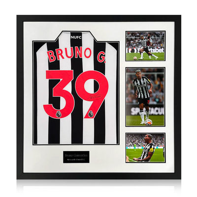 Costco UK Signed Framed Newcastle United 23/24 Football Shirt Display with Three Photos- Buy online at McGrocer