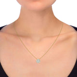 Costco 1.35ct diamond halo pendant 14ct gold, imported from the UK