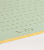 Harrods lined A4 jotter notepad, UK version