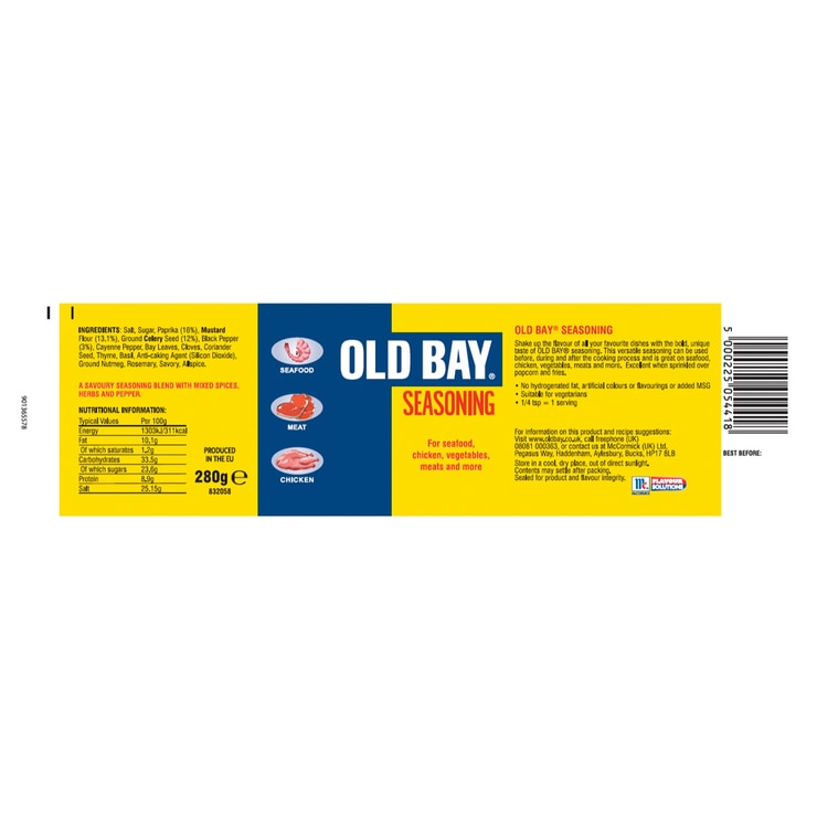 Schwartz Old Bay Seasoning 280g (British brand)