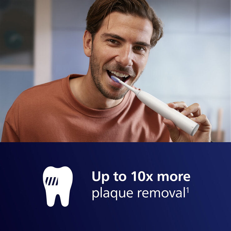 Philips electric toothbrush dual pack in black and white, imported from the UK