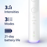Philips electric toothbrush dual pack in black and white, imported from the UK