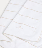 Brunello Cucinelli kids striped cotton blanket 80x80cm (British brand)