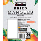 Kirkland Signature dried mango 992g, UK version