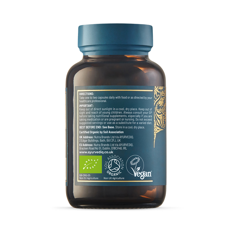 Ayurvediq Organic Fenugreek Capsules 60 capsules (British brand)