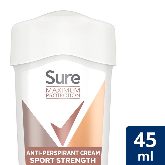 Sure Women Maximum Protection Sports Anti-Perspirant Deodorant Cream 45ml GOODS M&S