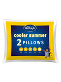 Silentnight medium cooler summer pillows 2 pack (British brand)