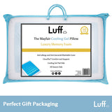 Luff Mayfair cooling gel memory foam pillow, UK version
