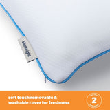 Silentnight Impress Firm Memory Foam Pillow 48x74 cm - British product