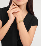 Bvlgari Serpenti Viper yellow gold diamond bracelet (British brand)