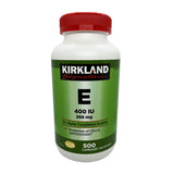 Costco UK Vitamin E 400IU Dietary Supplement for Immune Support, 500 Count- Buy online at McGrocer