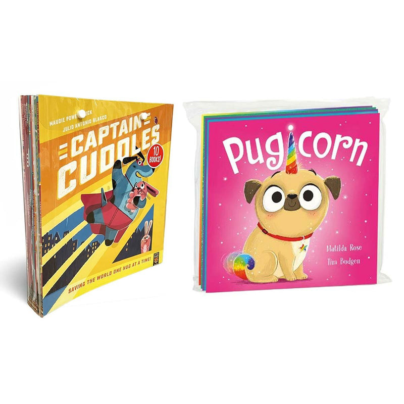 10-book set Magic Pets or Pirates Superheroes (British brand)