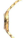 Gold plated watch stone set champagne dial 27mm, imported from the UK