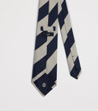 Dunhill mulberry silk wide stripe tie, imported from the UK