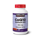 Costco UK Kirkland Signature CoQ10 300mg Coenzyme Q-10 Supplement 100 Softgels- Buy online at McGrocer