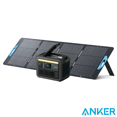 Costco UK Anker C800X Plus Portable Power Station 768Wh with 200W Solix Foldable Solar Panel Backup Power Kit- Buy online at McGrocer