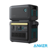 Anker C1000X Portable Power Station 1056Wh with expansion battery - British product